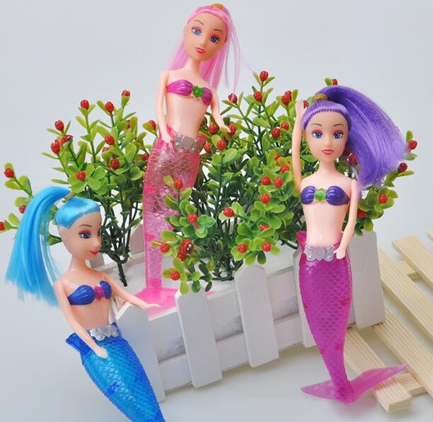 Waterproof LED Light Swimming Mermaid Doll Kid Girls Toy Bath Swimming pool New 