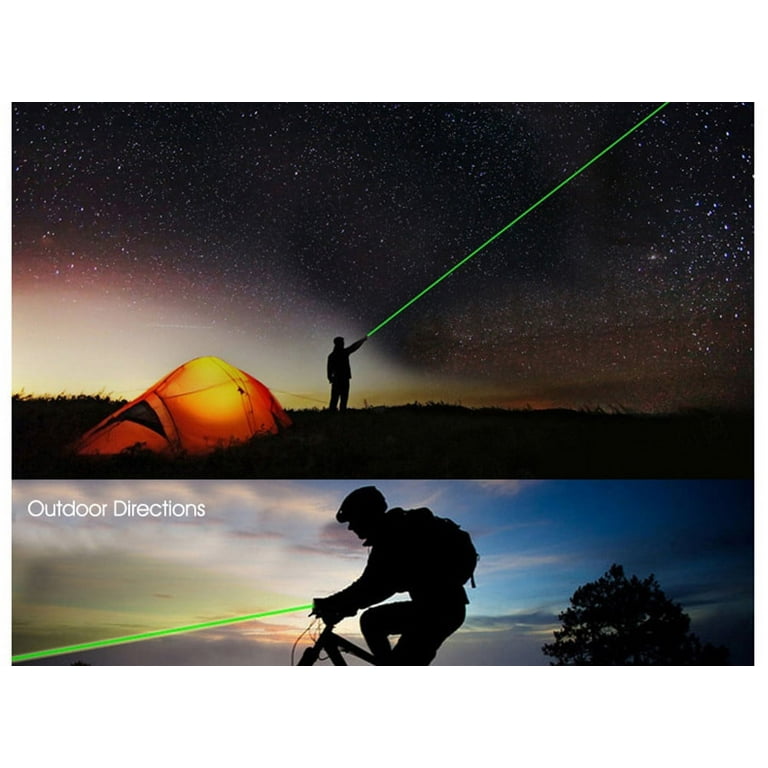  SolidKraft High Power Green Laser Pointer, Tactical Long Range  Laser, Rechargeable Laser Single-Press On/Off, Adjustable Focus High Power Laser  Pointer With Carrying Case : Sports & Outdoors