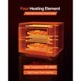 thumbnail image 3 of KFFKFF Pizza Oven Electric, 18" Double-Deck Commercial Countertop Pizza Oven, 842°F Max Temp, Indoor Pizza Maker, 3 of 8