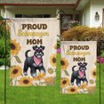 thumbnail image 4 of Proud Schnauzer Mom Happy Mother's Day with Love Garden Flag 12x18in Double Sided Miniature Schnauzer Dog Lover Outdoor Decor - 02003, 4 of 5