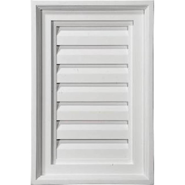 Eken A Millwork GVVE12X18D 12 Po. L x 18 Po. Ventilation Verticale Architecturale - Décorative