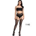 thumbnail image 1 of Calcetines de rejilla de lencería sexy de alta gama, calcetines de una pieza con tirantes antideslizantes sexys, calcetines de enfermera y azafata, 1 of 6