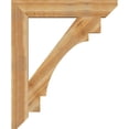 thumbnail image 3 of Ekena Millwork 6"W x 38"D x 46"H Merced Slat Rough Sawn Bracket, Western Red Cedar, 3 of 4