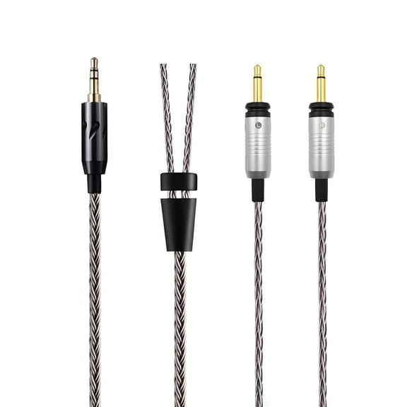 16-Strand 4.4mm 3.5mm 2.5mm 6.35mm to Dual 3.5mm 6N OCC Balanced Cable 4.6ft Compatible with Focal GLEAR MG STELLIA Radiance ELEGIA CELESTEE Earphones