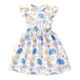 thumbnail image 1 of Robe Décontractée pour Filles Robe Trapèze Robes d'Été Robes pour Tout-Petits Filles 6-7 Ans, 1 of 5
