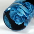 thumbnail image 2 of JDM VIP 20CM Clear Real Flowers Manual Gear Stick Shift Knob Lever Shifter Blue, 2 of 4