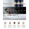 thumbnail image 5 of Navy Blue Check Blackout Curtains 72 Inches Long, Farmhouse Buffalo Plaid Blue Thermal Insulated Black Out Curtains, Darkening Window Curtain Drapes for Bedroom Living Room 52"x72" 2 Panels, 5 of 8
