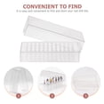 thumbnail image 2 of Miangastore Nail Drill Bits Storage Box Sturdy Plastic Manicure Grinding Head Display Box, 2 of 8