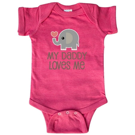 

Inktastic My Daddy Loves Me Outfit Gift Baby Boy or Baby Girl Bodysuit