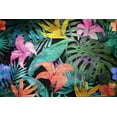 thumbnail image 2 of Villa, Mlli 32x23 White Modern Wood Framed Museum Art Print Titled - Color In The Forest, 2 of 4