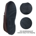 thumbnail image 6 of Mens Memory Foam Moccasin Slippers Fuzzy Lining, Soft Comfy Suede Mens House Indoor Bedroom Slippers Non-Slip, 6 of 6