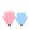 2 Pairs, variant on 3D-Textured Five-Finger Exfoliating Bath Glove – Gently removes dead skin, soft and form-fitting, features a hanging loop, unisex.
