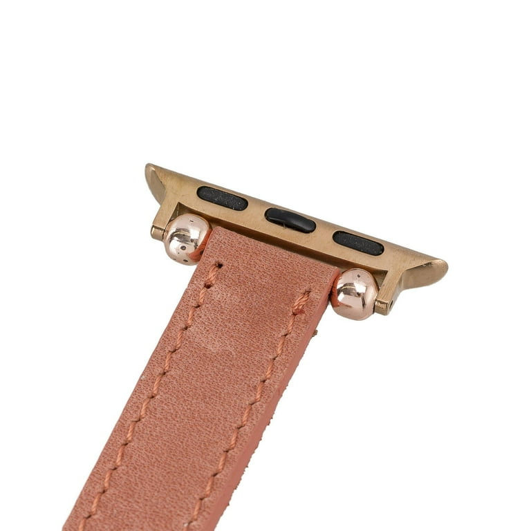 Full grain top leather watch strap
