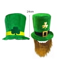 thumbnail image 2 of YIFUNIN St. Patrick's Day Party Favor Set with Decorative Hat for Adults, Irish Festival Celebration Accessories, and Holiday Party Supplies – Fun & Festive Costume Props,A, 2 of 6