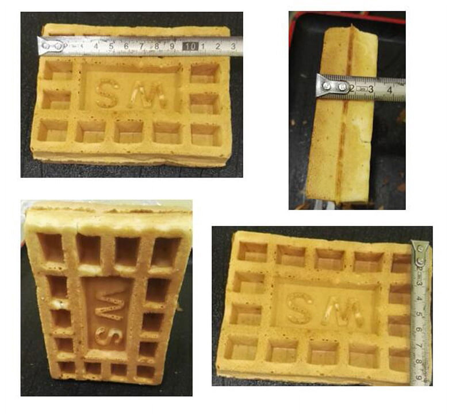 Techtongda Nonstick Electric Square Shaped Waffle Maker Iron Machine