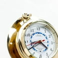 thumbnail image 3 of Nagina International 9" Solid Brass Porthole Time and Tide Clock, 3 of 6