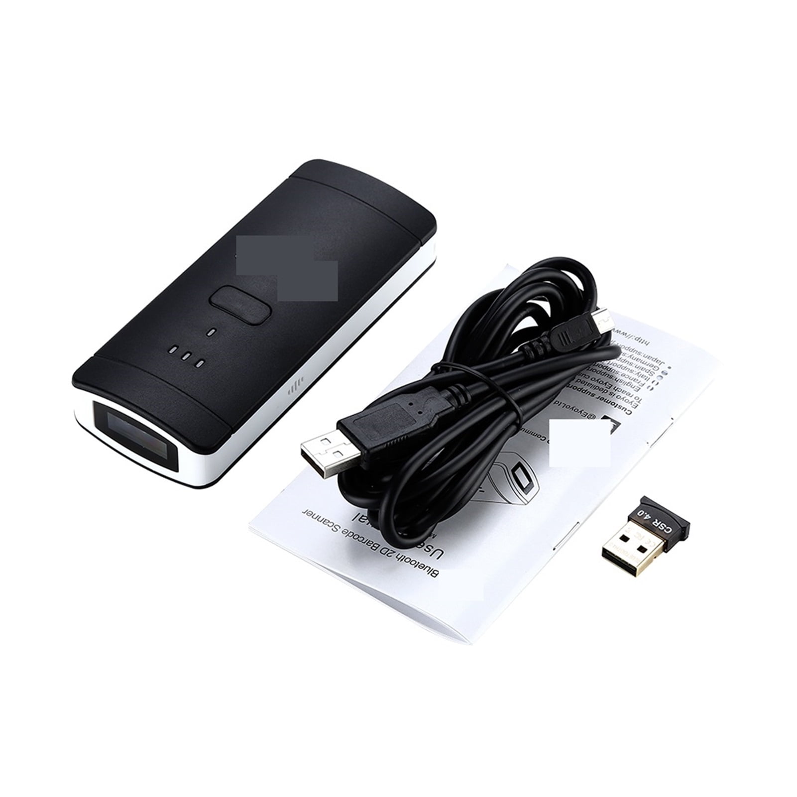 Wireless Bluetooth 2D Barcode Scanner PDF417 DataMatrix QR Code Reader For Pocket Mini 2D Scanner ,Easy to Operate
