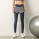 thumbnail image 5 of Pantalones de yoga 2 en 1 para mujer, mallas de compresión sin costuras de cintura alta de secado Romacci Leggings de yoga para mujer, 5 of 7