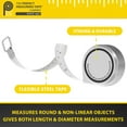 thumbnail image 4 of Perfect Measuring Tape Perfect Pi Diameter Circumference Tape Measure for Cylindrical Objects 12 feet, 4 of 9