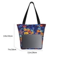 thumbnail image 3 of Bingfone Colorful Fall Leaves Women Shoulder Tote Bags Casual Bag Ladies Shopping Handbag, 3 of 7