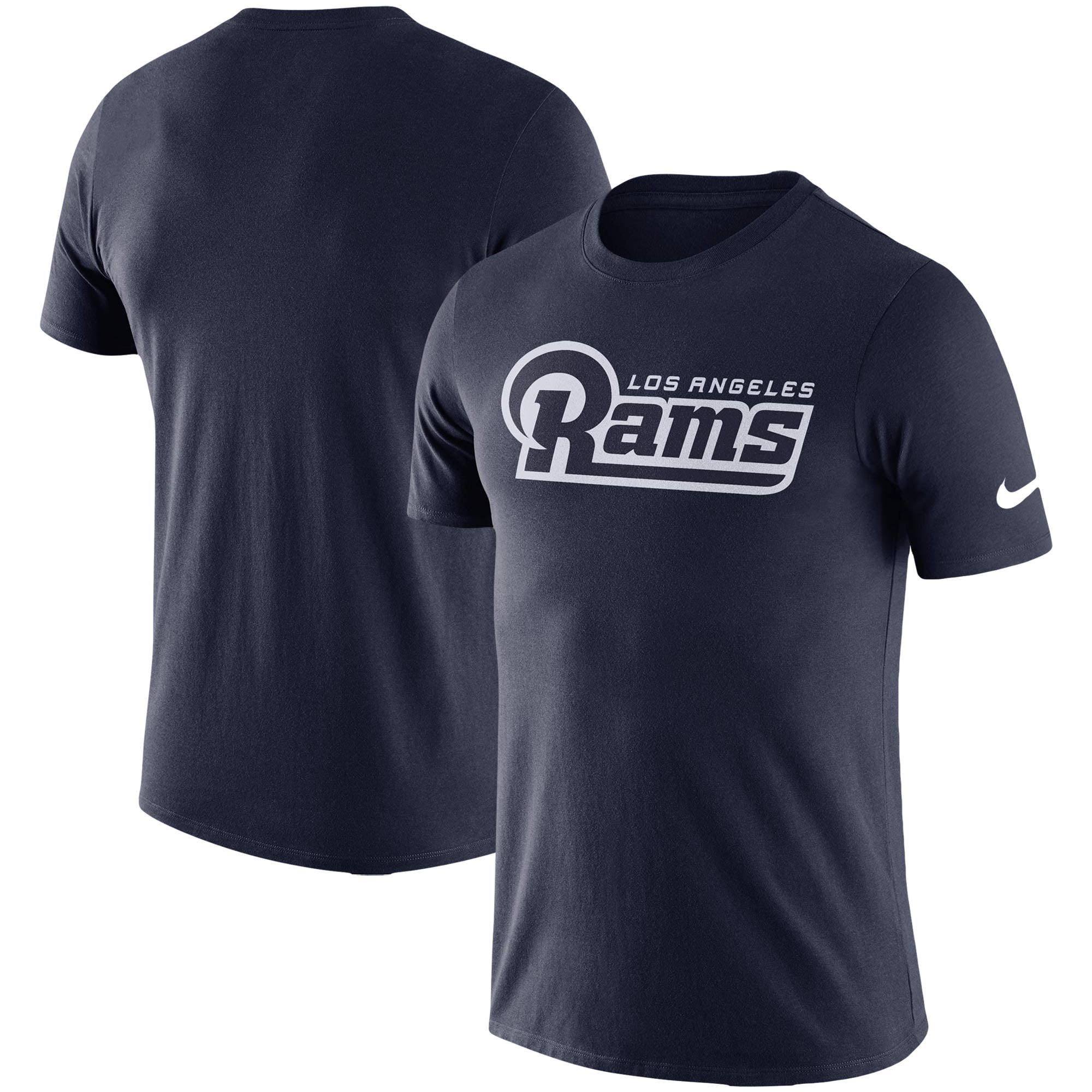 Los Angeles Rams Nike Fan Gear Essential Wordmark Performance T-Shirt ...
