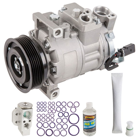 For Audi A4 Quattro 2011 2012 AC Compressor & A/C Repair Kit - BuyAutoParts