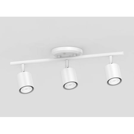 Mainstays 20  3-Light White Round Back Linear Track Lighting Set