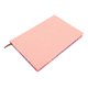 thumbnail image 3 of Colorful Edge Pink PU Paper School Notepad for Writing Undated Journal Portable Size 7.5 x 5.5 Inches, 3 of 5