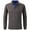 C-DeepGray, variant on Geeksport Men's 3 Button Quick Dry Long Sleeve Performance Polo Shirts