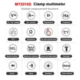 thumbnail image 4 of Multímetro Digital Voltímetro , Medidor de Prueba de Ohmios Voltios Y Amperios, Probador Eléctrico Ohmímetro con Diodo Y de Continuidad, Soledad multímetro probador amperímetro, 4 of 10