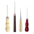 thumbnail image 1 of 4 Pieces Handheld Tool Compact Punching Awls Professional Size Handily Gripped Punching Awls Rustproof Dressmaker Accessories Woodworking Supplies DIY Prop, 1 of 7