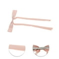 thumbnail image 3 of Unique Bargains 1 Pc Fashion Double Bow Hair Clips Hairdo Clip for Home Pink, 3 of 5