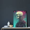thumbnail image 5 of Sikiie Cartoon Art Skull Print Canvas Decorative Hanging Painting, Anti-shrinkage Hanging Frame, Suitable for Home, Office Wall Decorations, 5 of 6
