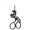 Black, variant on Antique Embroidery Scissors Rustproof Stainless Steel Scissors Small Sewing Shears for Cutting Paper Fabric Sealing Tape