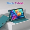 thumbnail image 3 of Android 14 Tablet 7 inch Tablets with Case, 8GB RAM 32GB ROM 1TB Expand, Quad-Core Processor Tablet PC, 1024 x 600 IPS Screen, Dual Camera, 3000mAh Battery, Bluetooth, WiFi, GMS, Widevine L1, Blue, 3 of 6