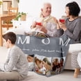 thumbnail image 2 of AISENIN Mothers Day Personalized Gifts for Mom from Daughter Son Custom Blanket Customized Throw Blankets with Photo Mother Gift for Wife from Husband, 2 of 5