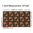 thumbnail image 3 of Feelyou Coffee Tea Fabric by the Yard 2 Yards for Teens, Brown Simple Printing Room Decor Fabric by the Yard, Teens Adult Fabric for Sewing, Breathable Home Decor, 3 of 6