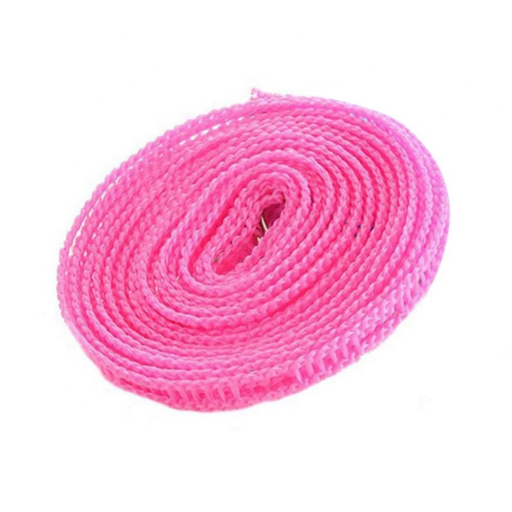 Camping Clothesline with 16 pcs Metal Clips Drying Rope Portable