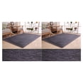thumbnail image 4 of Bearachild Tapete decorativo de felpa para puerta, alfombra rectangular de Color sólido de estilo moderno para pasillo, sala de estar, apartamento, Gris plateado 50x80cm 2piezas Bearachild CBP039101, 4 of 5