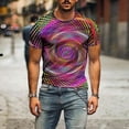 thumbnail image 6 of JINMGG Mens Tops under $5,Men's Unisex Daily T Shirt 3D Print Graphic Prints Animal Print Long Sleeve Tops Casual Bloue,Hot Pink XXXXL, 6 of 9