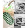 thumbnail image 5 of 1 cubitera de hielo verde de 72 compartimentos con tapa, molde de silicona para cubitos de hielo, ahorra espacio, fácil de liberar, adecuado para whisky/cócteles/bebidas, 5 of 5