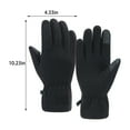 thumbnail image 3 of Gants d'Hiver Hommes Femmes Thermiques Chauds Écran Temps Froid Coupe-Vent pour Course Conduite Cyclisme Randonnée Marche Jardinage, 3 of 5