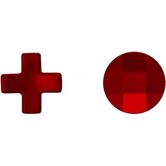 AIR-2 Pcs Metal D-Pads Replacement Parts Directional Pad Kits for Xbox One Elite Xbox One Elite Series 2, Xbox Elite 2 Core Controller Buttons Paddles Accessories (Red)