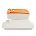 thumbnail image 1 of Cordless Electric Lunch Box, 1L Capacity Quick Heated Lunch Boxes, USB Rechargeable Cordless Heated Lunch Box Portable Food Warmer Self Heating Box for Outdoor, Stainless Steel, 1 of 7