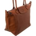 thumbnail image 3 of Longchamp Le Pliage Xtra Medium Leather Tote, ns, Brown, 3 of 4
