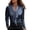 Navy, variant on Staron Women's Blouses Short Sleeve Shirts Solid V Neck Tie Front Business Casual Work Tops Elegant Satin Look Fashion Tunic, White XXL