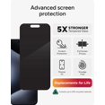 thumbnail image 2 of TEMOGU-InvisibleShield Glass Elite Privacy 360 iPhone 15 Pro Max Screen Protector - 5X Stronger with Reinforced Edges, 4-Way Privacy Filter, Scratch & Smudge-Resistant Surface, Easy to Install, 2 of 4