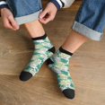 thumbnail image 3 of Naloa Lotus Flower1 Ankle Socks for Women Non Slip Socks No Show Socks Classic Low Cut Casual Socks Casual Socks, 3 of 7