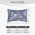 thumbnail image 6 of Bixox Watercolor Flowers Butterfly Printed Pillow Protector,Super Soft Ideal for Home,Guests,Rentals - 16"x24", 6 of 8