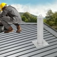 thumbnail image 4 of Heavy-Duty Roof Post, 24x10in Galvanized Iron Column for Wind-Resistant Mounting, 4 of 16